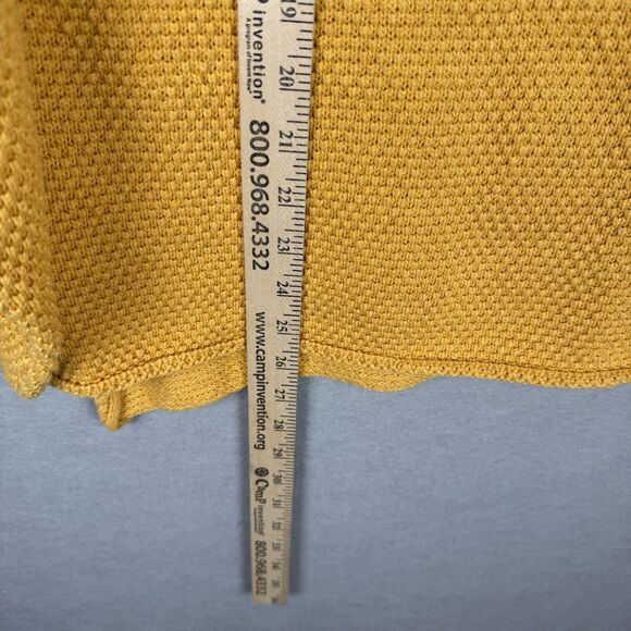 FP Beach Free People Hailee Button Knit Top Pullover Long Sleeve Sweater Size S - Picture 3 of 4